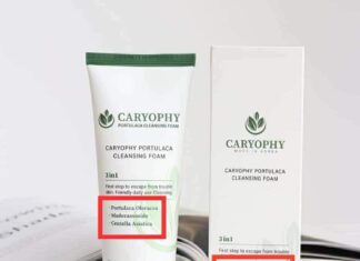 Review sữa rửa mặt trị mụn Caryophy