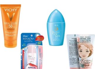 Review top 4 kem chống nắng tốt nhất cho da mặt
