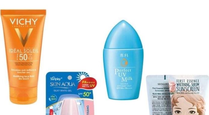 Review top 4 kem chống nắng tốt nhất cho da mặt