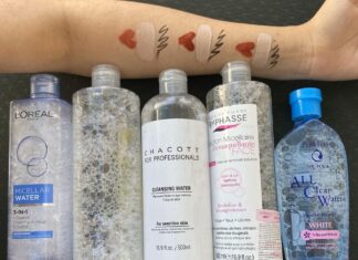 Review các loại nước tẩy trang được các nàng ưa chuộng