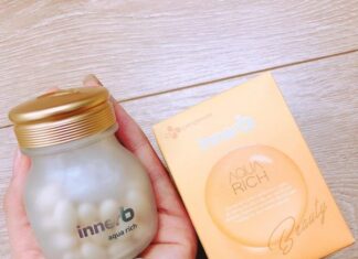 Review InnerB Aqua Rich – viên uống cấp nước đẹp da từ bên trong review innerb aqua rich