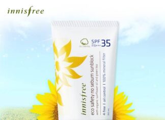 Innisfree Eco Safety No Sebum Sunblock SPF35 – Kem chống nắng kiềm dầu đỉnh kout! Innisfree Eco Safety No Sebum Sunblock SPF35