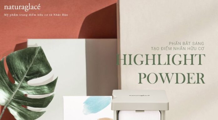Review khả năng bắt sáng của phấn hữu cơ Highlight Naturaglace Phấn highlight naturaglace