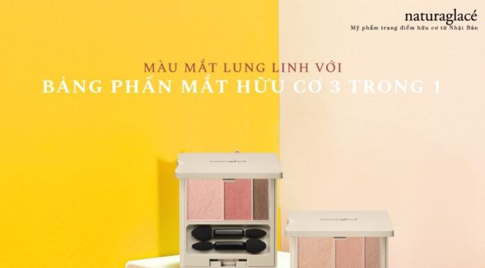 Review phấn mắt hữu cơ dưỡng ẩm Naturaglace Eye Color Palette phấn mắt Naturaglace
