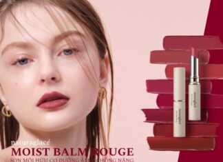 Review son môi dưỡng ẩm chống nắng Naturaglace Moist Balm Rouge son naturaglace