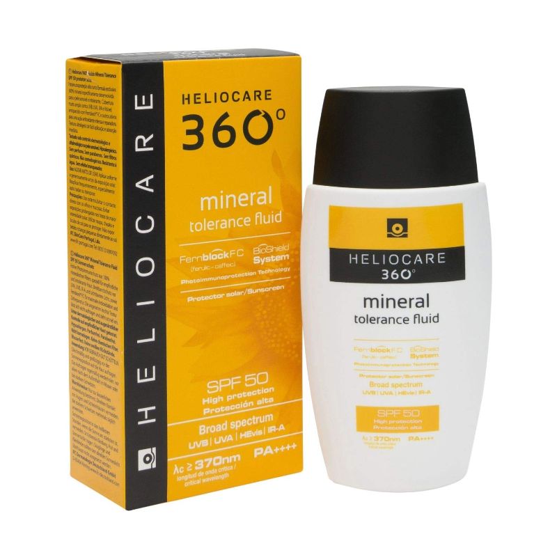 heliocare 360 mineral tolerance fluid review