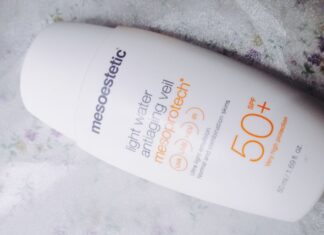 Review ngôi Hậu mới trong làng kem chống nắng Mesoestetic Mesoprotech Light Water Anti-Aging Veil SPF 50+ Mesoestetic Mesoprotech Light Water Anti-Aging Veil