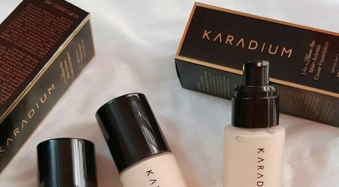 Review kem nền Karadium dành cho cô nàng mải chơi quên lối về~~ Kem nền Karadium Like A Movie Star Cover Foundation