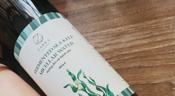 Review nước tẩy trang tảo biển lên men của Zakka Naturals có tốt không?