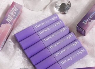 Review son tím “mộng mer” Merzy Dreamy Late Night Mellow Tint Review son merzy dreamy late night