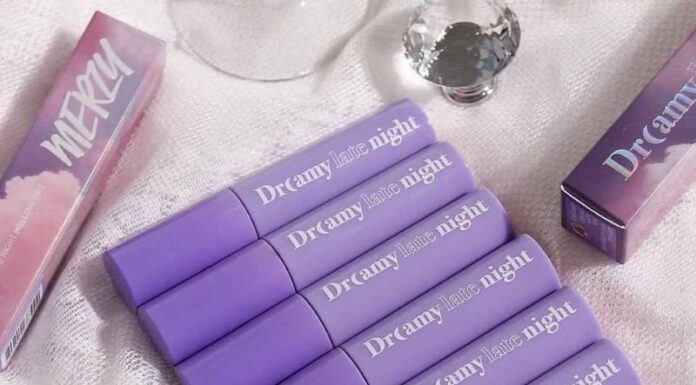Review son tím “mộng mer” Merzy Dreamy Late Night Mellow Tint Review son merzy dreamy late night