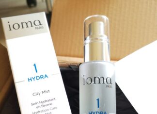 Review xịt khoáng IOMA City Mist cấp ẩm, làm dịu tức thì, chống tia ánh sáng xanh