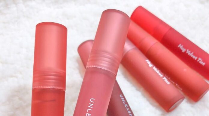 Review son mới Hug Velvet Tint vừa ra mắt của hãng Unleashia Review unleashia hug velvet tint