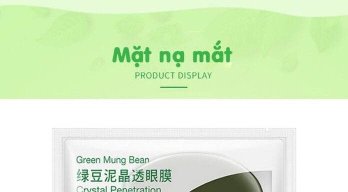 Mặt nạ mắt Green Mung Bean dành riêng cho những cô nàng “cú đêm” Green mung bean