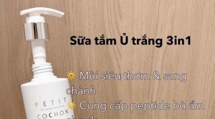Tắm trắng tại nhà với dưỡng trắng Petit Cochon, tại sao không? dưỡng trắng Petit Cochon
