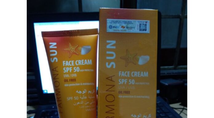 Review kem chống nắng Farmona Sun Face Cream SPF 50 dòng cho da dầu mụn farmona sun face cream spf 50
