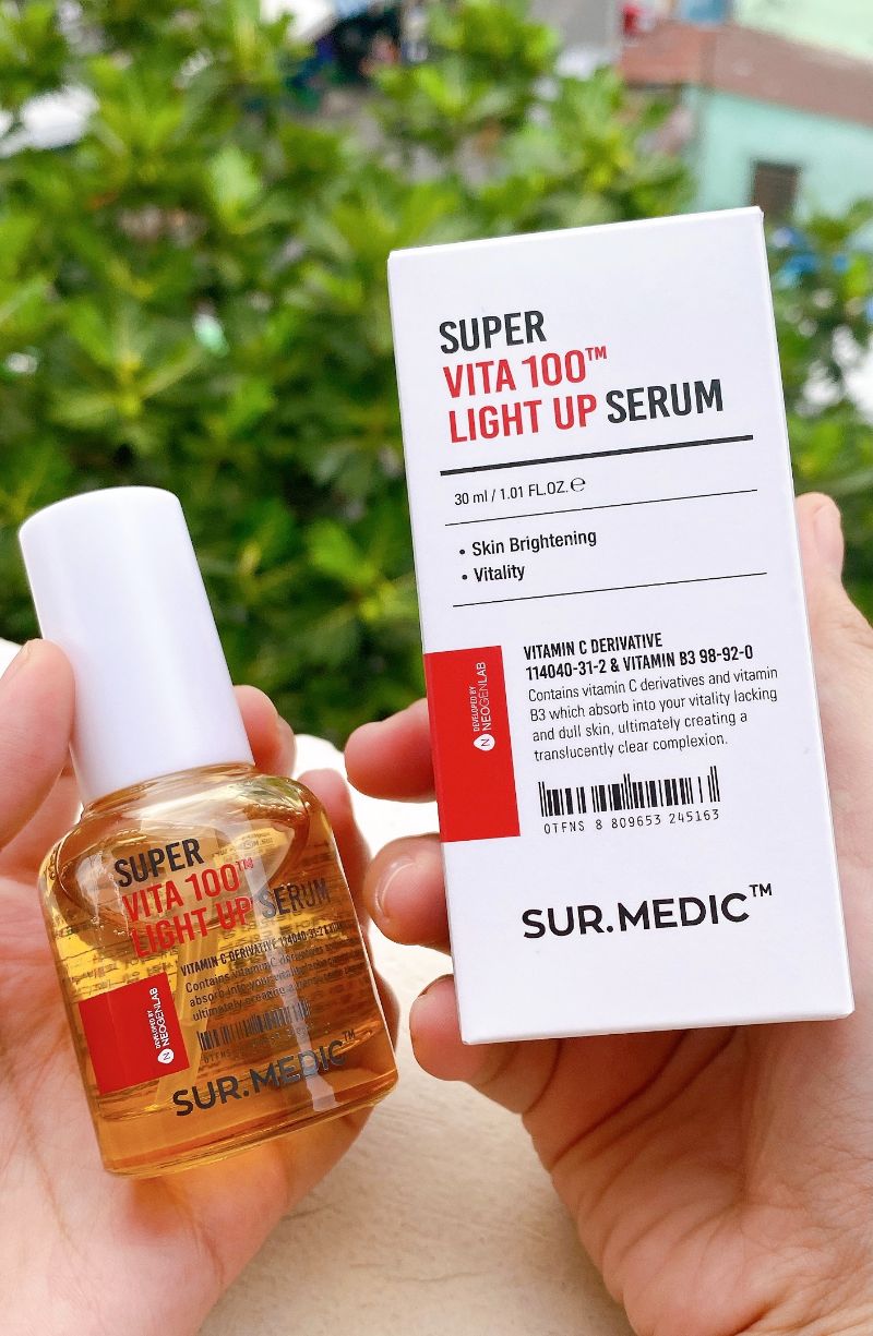 Serum dưỡng sáng, mờ thâm Surmedic Super Vita 100TM