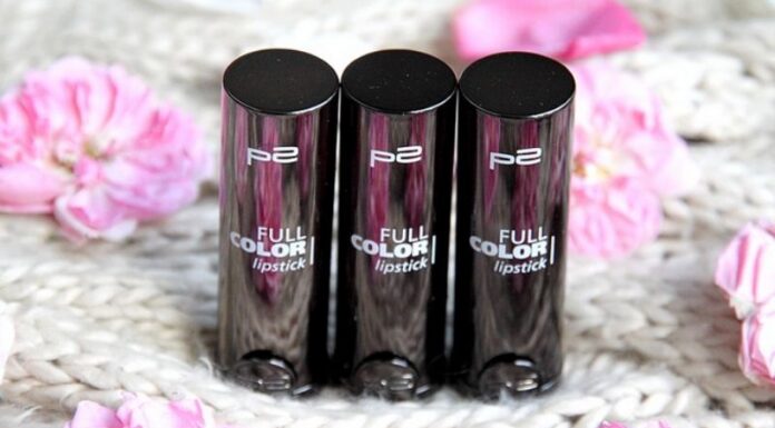 Review son lì dưỡng môi P2 Full Color Lipstick của Đức P2 full color lipstick