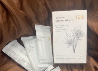 Review bột collagen Gilaa Premium Saffron Collagen Bột collagen Gilaa Premium Saffron Collagen
