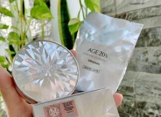 Review phấn nền lạnh Age 20’s Essence Cover Pact Diamond cho lớp nền siêu ưng ý mùa hè