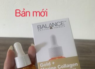 Review Serum Balance Gold Collagen bản mới (2021) Serum Balance Gold Collagen phiên bản mới