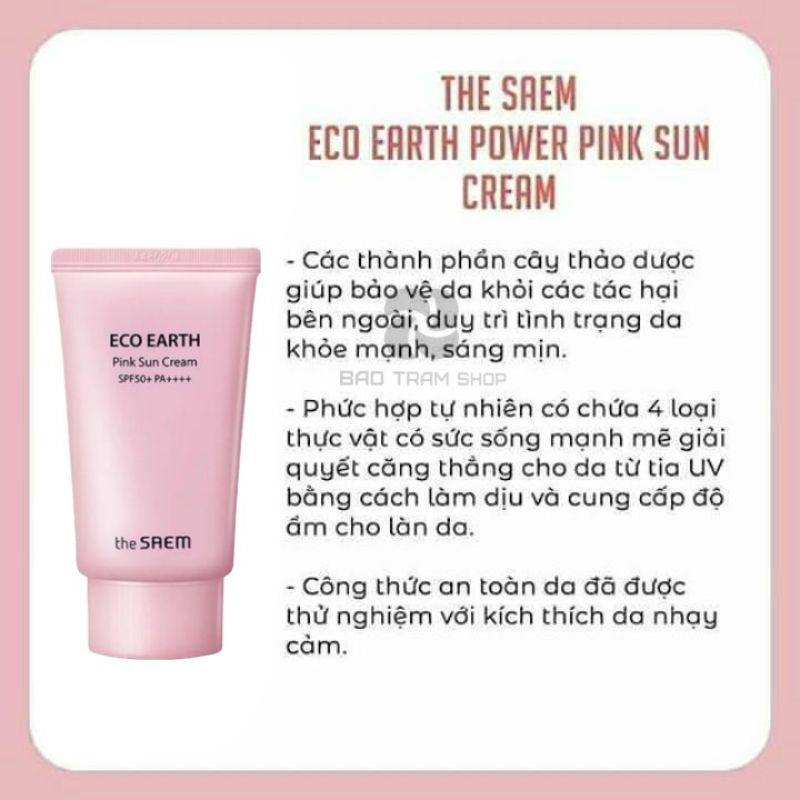 review kem chống nắng the saem 