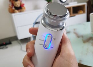 Review máy đẩy tinh chất dưỡng trắng Halio Ion Cleansing & Moisturizing Beauty Device Halio Ion Cleansing Moisturizing