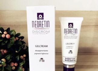 Review kem chống nắng Neoretin Discrom Control Gel Cream SPF 50 siêu đỉnh