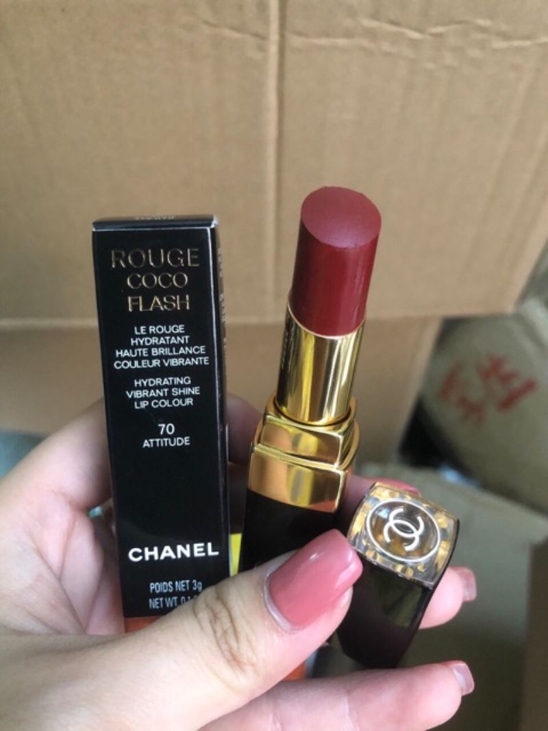 Mua Son Chanel Beauty Rouge Coco Flash Hydrating Vibrant Shine Lip Colour84  Immediat Màu Hồng Cam chính hãng Son dưỡng cao cấp Giá tốt