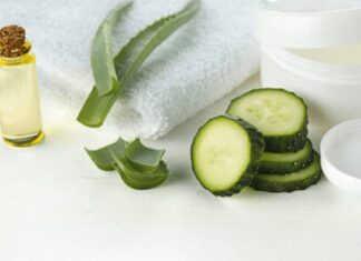 Hướng dẫn làm mặt nạ nha đam dưa leo