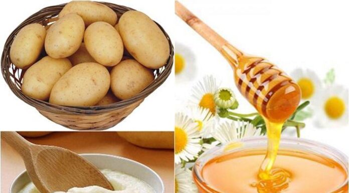 Hướng dẫn làm mặt nạ mật ong khoai tây sữa tươi