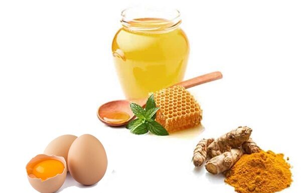 Hướng dẫn làm mặt nạ trứng gà mật ong bột nghệ