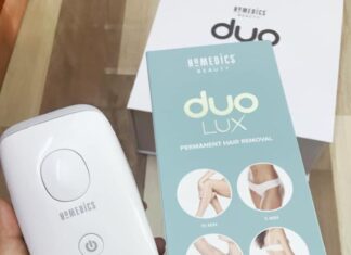 Review máy triệt lông cá nhân Homedics Duo Lux IPL-HH390 hiệu quả và không đau rát
