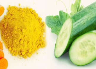 Hướng dẫn làm mặt nạ nghệ dưa leo