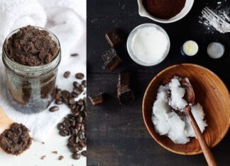 Hướng dẫn làm mặt nạ cà phê dầu dừa