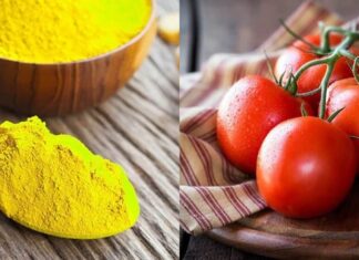 Hướng dẫn làm mặt nạ nghệ cà chua