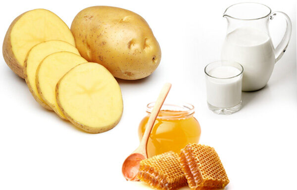 Hướng dẫn làm mặt nạ khoai tây sữa tươi mật ong