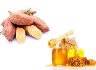 Hướng dẫn làm mặt nạ mật ong khoai lang