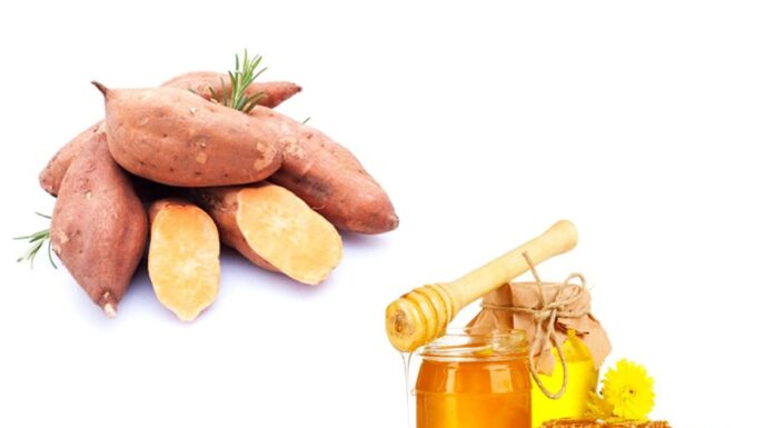 Hướng dẫn làm mặt nạ mật ong khoai lang