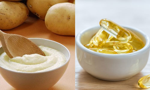 Có ngay mặt nạ dưỡng da cực kỳ hiệu quả chỉ với khoai tây và vitamin E