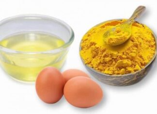 Hướng dẫn làm mặt nạ nghệ sữa chua trứng gà