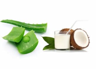 Hướng dẫn làm mặt nạ dầu dừa lô hội