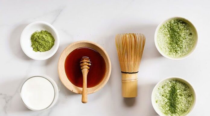 Hướng dẫn làm mặt nạ nghệ trà xanh