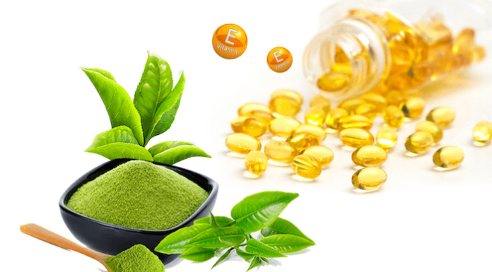 Mặt nạ trà xanh mật ong vitamin E làm đẹp da trị mụn