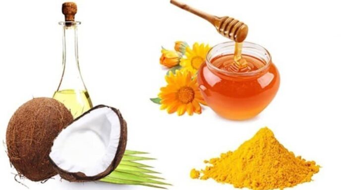 Hướng dẫn làm mặt nạ dầu dừa mật ong nghệ