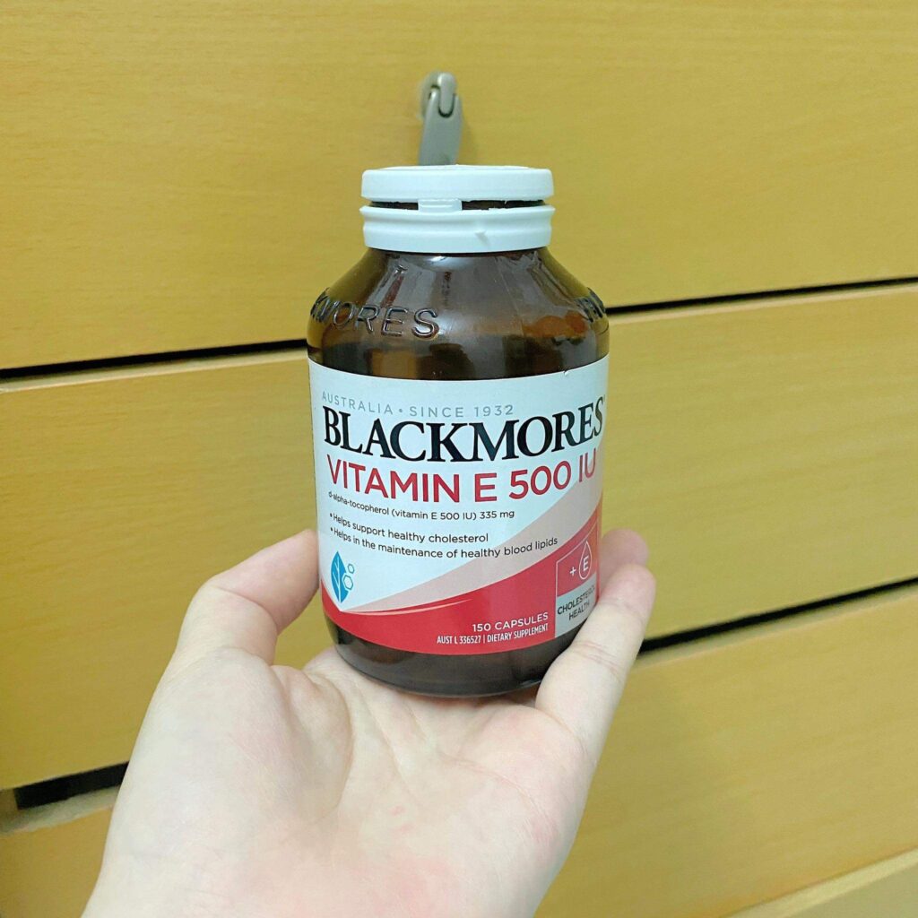 Viên uống Vitamin E Blackmore - Thực phẩm chức năng dưỡng ẩm trắng da
