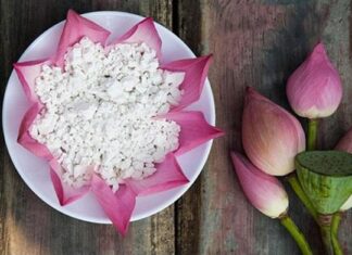 Hướng dẫn làm mặt nạ nghệ bột sắn dây