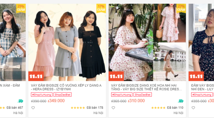 Top 17 các shop bán đồ big size đẹp trên Shopee (update 2021)