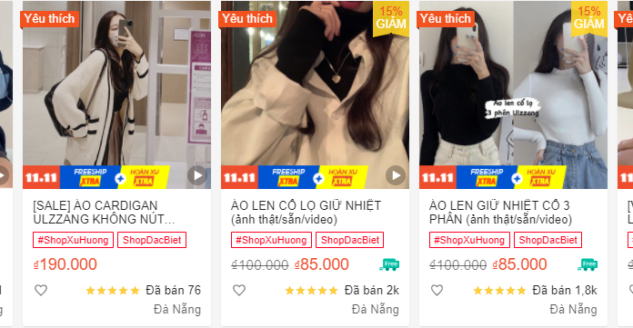 Top các shop bán áo len đẹp trên Shopee (10+ shop)