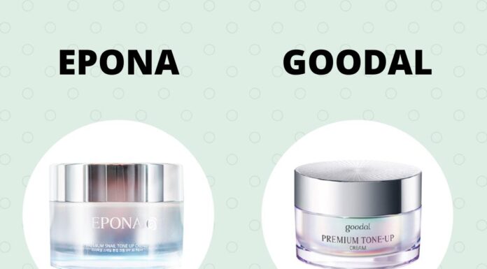 Review | So sánh 2 em kem dưỡng nâng tone đình đám Epona Tone Up và Goodal Tone Up